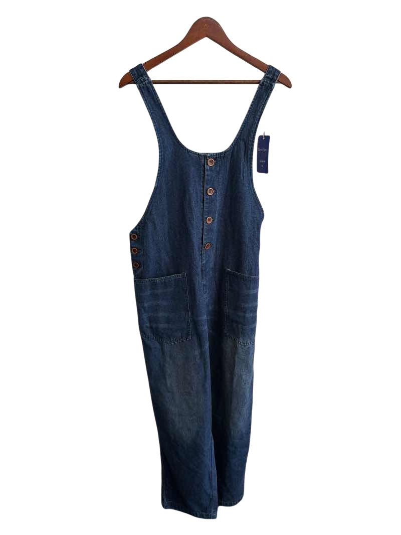 ChouYatou Denim Jumpsuit Dresses