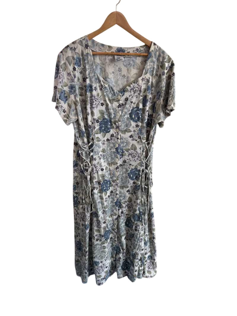 Maggie Lawrence Floral Midi Dress Vintage