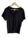 Anne Klien Button-Up Blouse Short Sleeves
