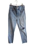 Madewell Distressed Straight Leg Jeans