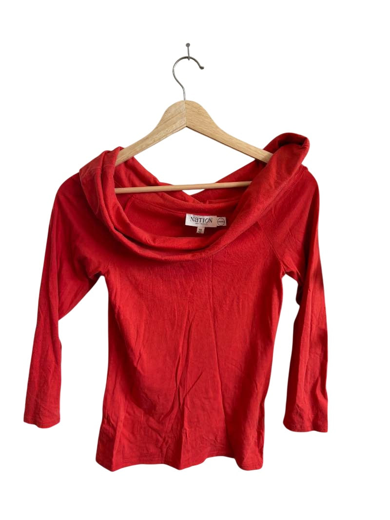 Nation Los Angeles Cowl Neck Long Sleeves
