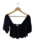 Urban Outfitters Peasant Blouse Short Sleeves