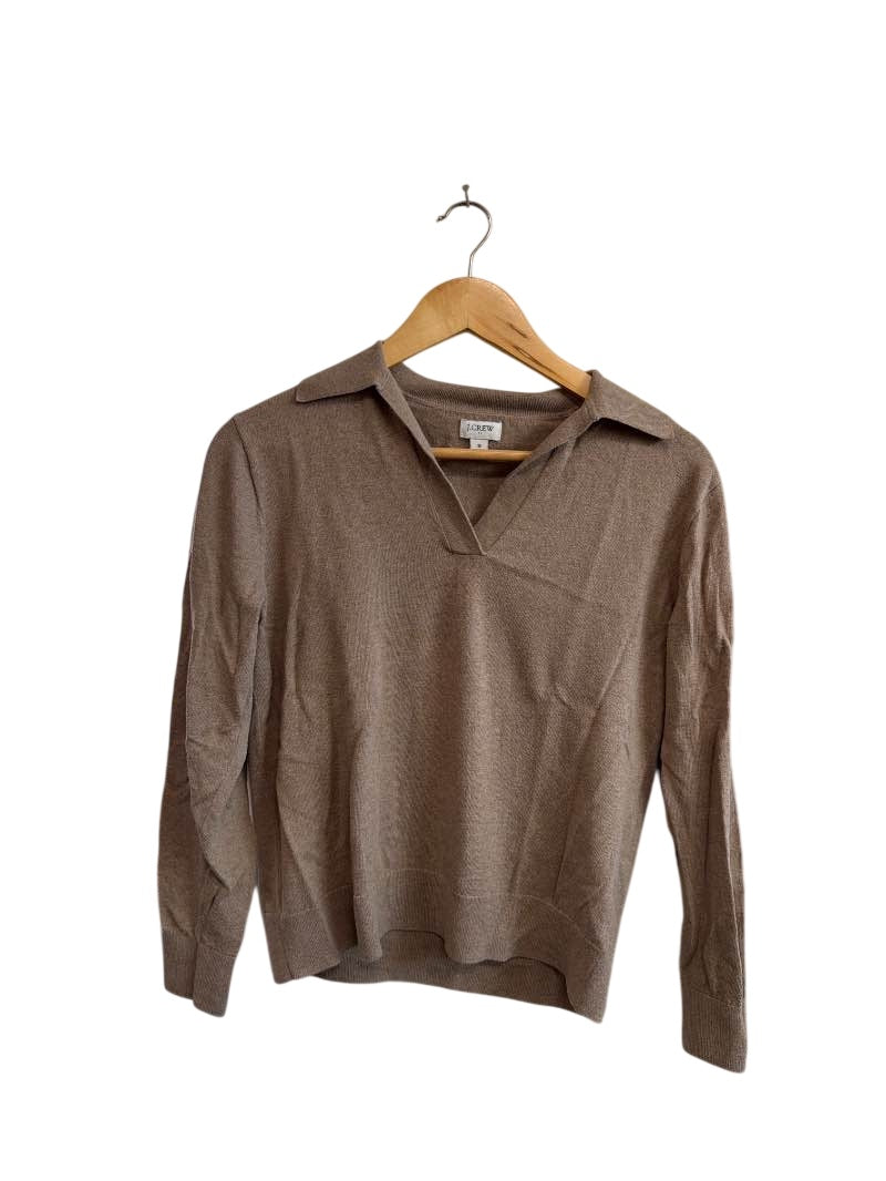 J. Crew Collared Knit Long Sleeves