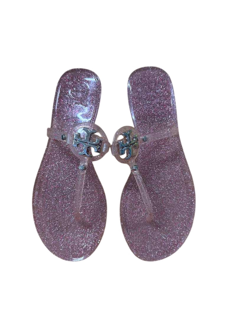 Tory Burch Logo Jelly Sandals