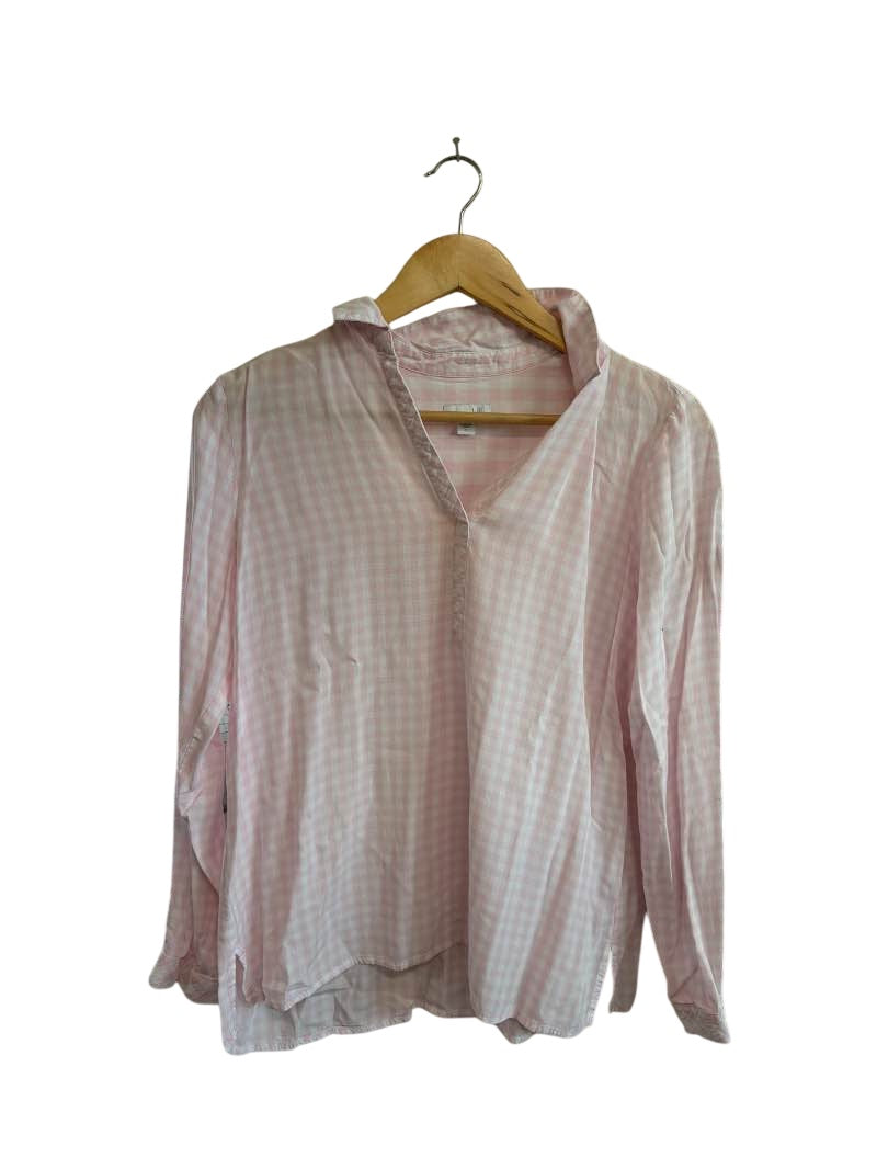 J.Gill V-Neck Blouse Long Sleeves