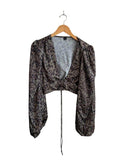 Tie Front Long Sleeves
