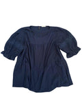 Entro Peasant Blouse Short Sleeves