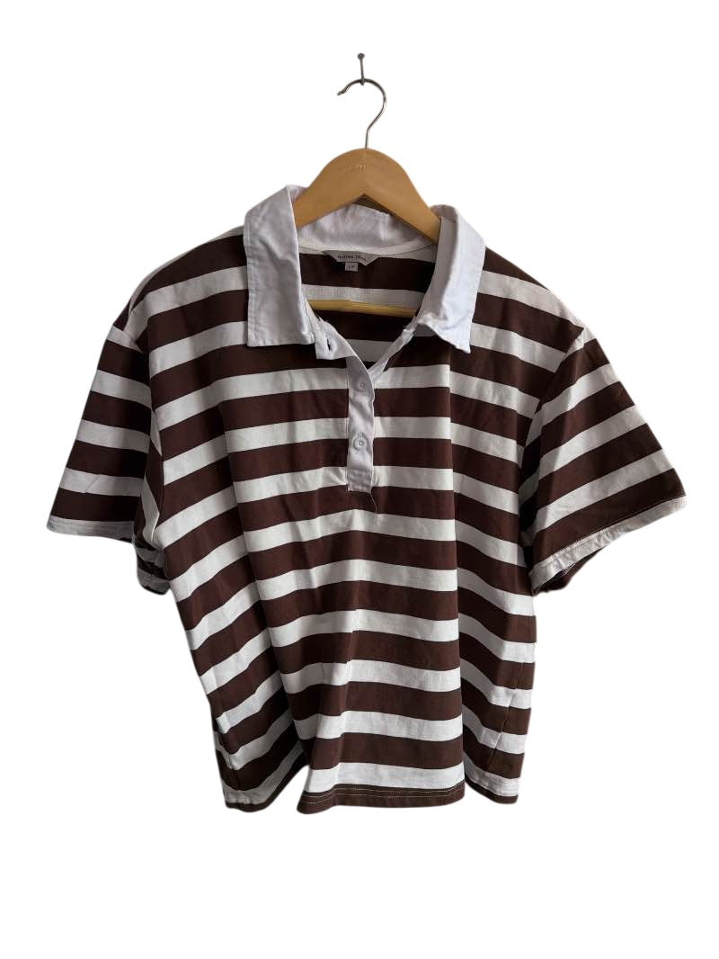 Autres Filles Striped Polo Short Sleeves